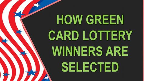 greencard lotterie gewinner